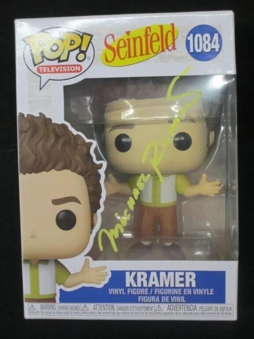 Michael Richards signed Funko Pop! Vinyl: Sienfeld Kramer #1084 w/COA - Picture 1 of 2